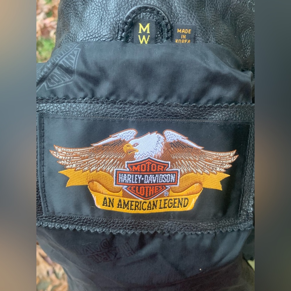 πHost Pick π Harley Davidson Leather motorcycle jacket - Picture 3 of 16